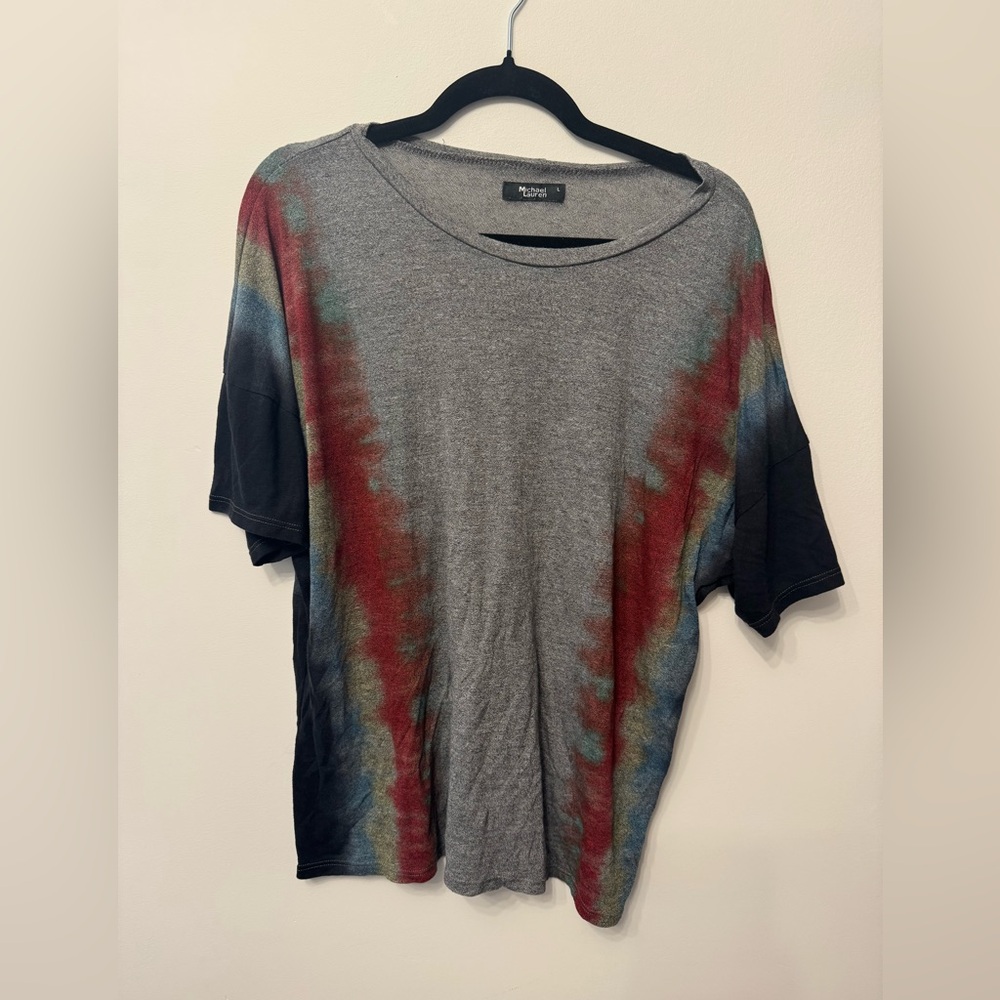 Michael Lauren Gray rainbow-Dye T-Shirt